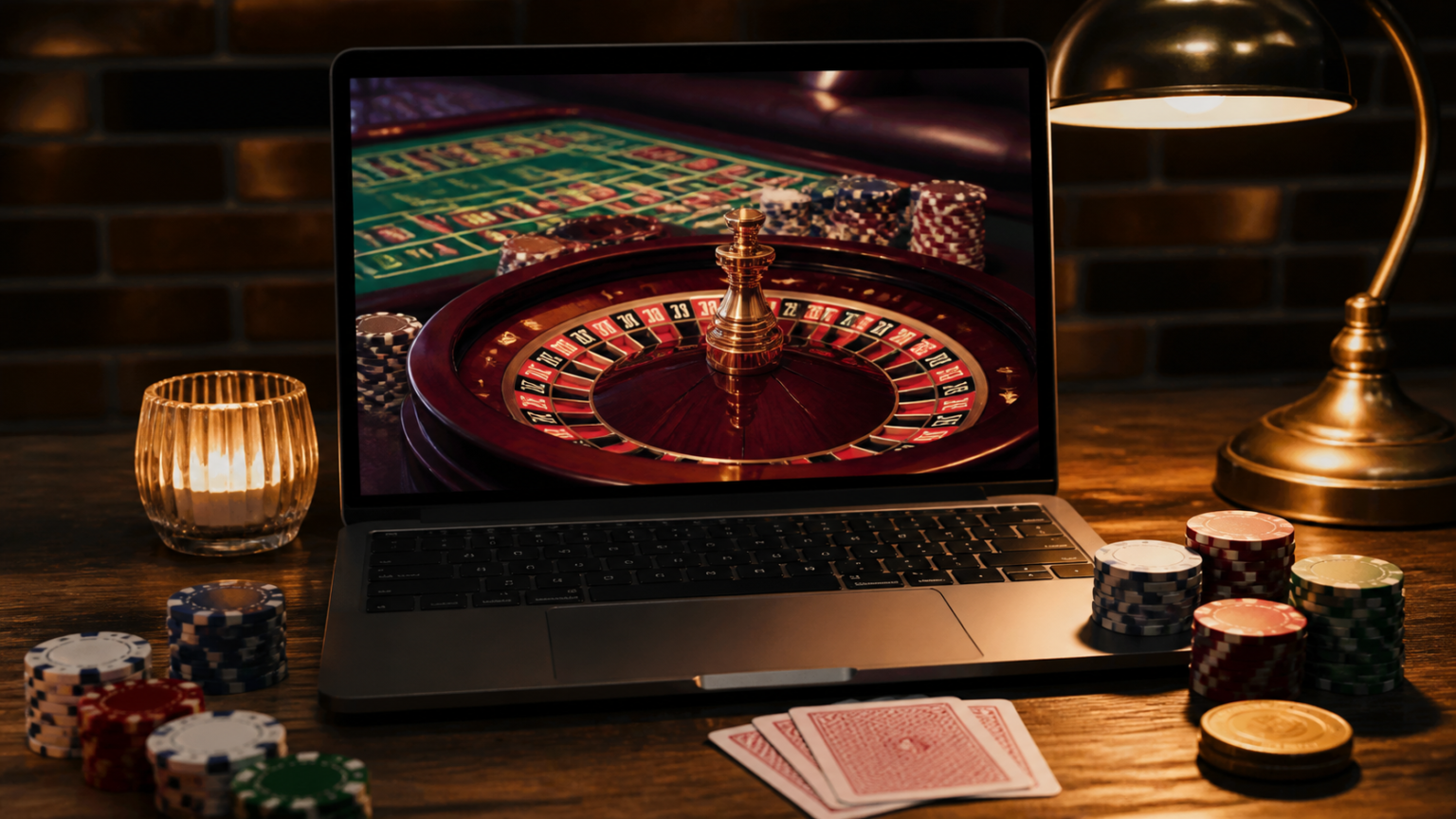 Best Online Casino Sites Singapore: A Practical Guide Laptop displaying online casino games with chips and roulette wheel