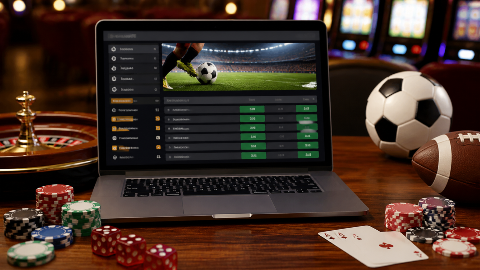 Cosa si intende davvero per nuovi siti scommesse non AAMS Schermata di sito scommesse con quote sportive su laptop