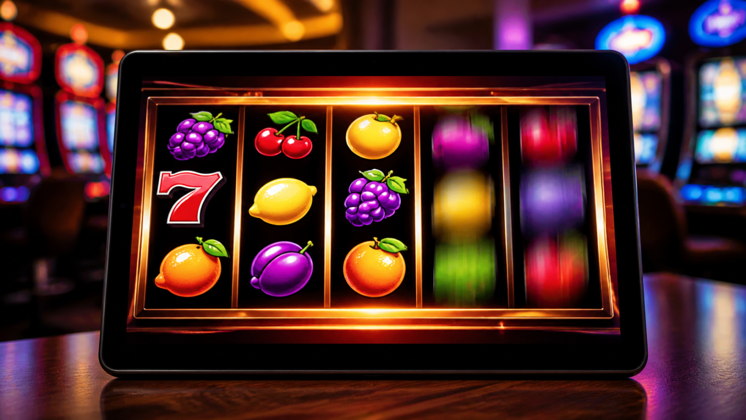 How Online Slot Machines Work and What Players Should Know Online slot machines with colorful spinning reels on a casino screen