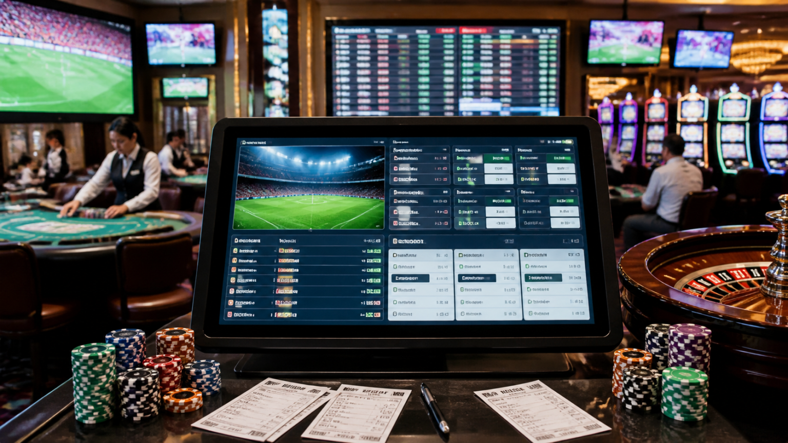 Singapore betting sites: what players should know Casino betting screen with sportsbook odds and betting slips