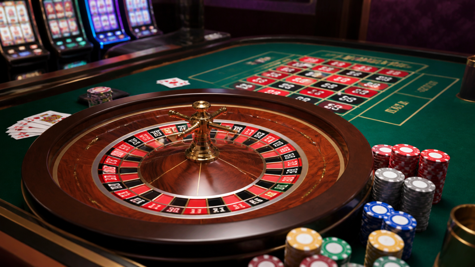 What Makes a Trusted Online Casino Singapore Worth Choosing Casino gaming table with cards and roulette wheel